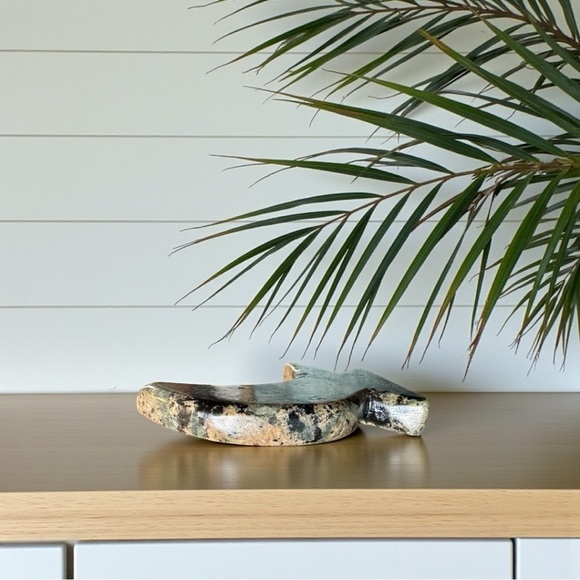 Polished Stone Crescent Moon Figurine – Stone Type Unknown - Picture 4 of 10